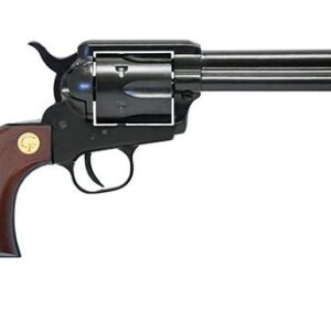 Chiappa 1873 SAA .22 LR revolver 4.75-inch blued barrel with wood grips