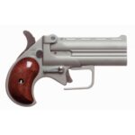 DDBBG380SR2 1 1 Old West Firearms Big Bore Derringer Handgun .380 ACP 2rd Capacity 3.5" Barrel Satin with Rosewood Grips