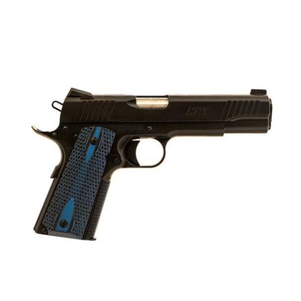 DF1911HPXS Standard Manufacturing 1911 HPX Handgun .45 ACP 8rd Magazine 5" Barrel Blue Grips