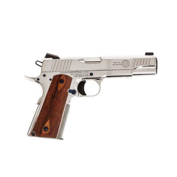 DF1911N Standard Manufacturing 1911 Nickel Handgun .45 ACP 8rd Magazine 5" Barrel