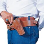 DI083 1 DeSantis Doc Holliday Cross Draw Holster for Colt SAA 3.5" Tan RH