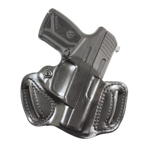 DI086BA 1 DeSantis #086 Mini Slide Holster for S&W M&P Shield 45 M2.0 with Integrated Laser Black RH