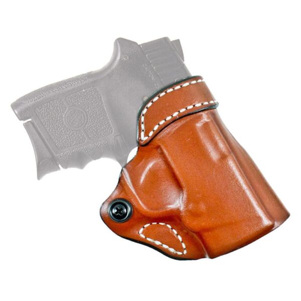 DI155TA37Z0 DeSantis #155 Criss-Cross Holster for Sig Sauer P938 Tan RH