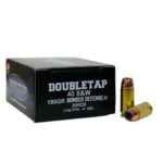 DT40180BD Double Tap Bonded Defense Handgun Ammunition .40 S&W 180gr JHP 1100 fps 20/ct