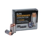 E10MM200 20 Sig Elite V-Crown Handgun Ammunition 10mm Auto 200gr JHP 1060 fps 20/ct