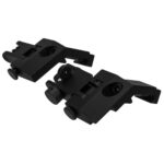 EFIS003 Tacfire AR Front & Rear 45 Degree Flip Up Spring Loaded Sights