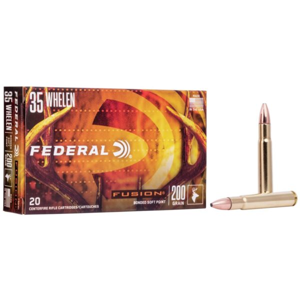 FAF35FS1 1 Federal Fusion Rifle Ammunition .35 Whelen 200 gr BTSP 2800 fps - 20/box