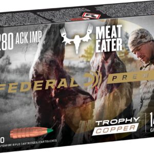 Federal Terminal Ascent Rifle Ammunition .280 Ackley Imp. 140gr 2930 fps 20/ct