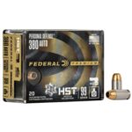 FAP380HST1S 1 Federal Personal Defense Handgun Ammunition .380 ACP 99 gr HST 20/box