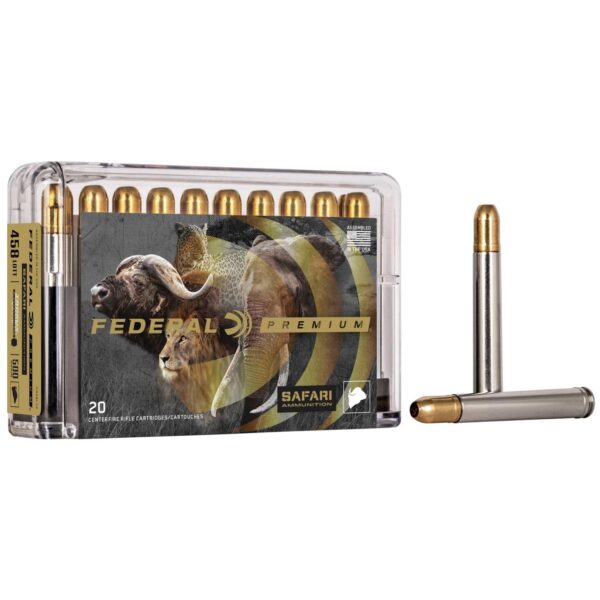 FAP458LT2 1 Federal Premium Cape-Shok Rifle Ammunition .458 Lott 500 gr TBSS 2300 fps - 20/box