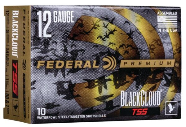 FAPWBTSSX1427BB Federal Black Cloud TSS Shotshells 12ga 3" 1-1/4oz 1450 fps #BB #7 10/ct