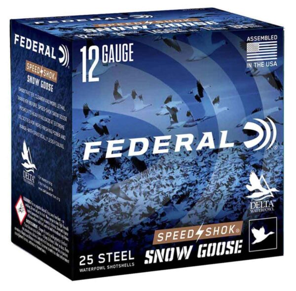 FAWF142SG2 Federal Speed-Shok Snow Goose Shotshells 12 ga 3" 1-1/4oz 1450 fps #2 25/ct