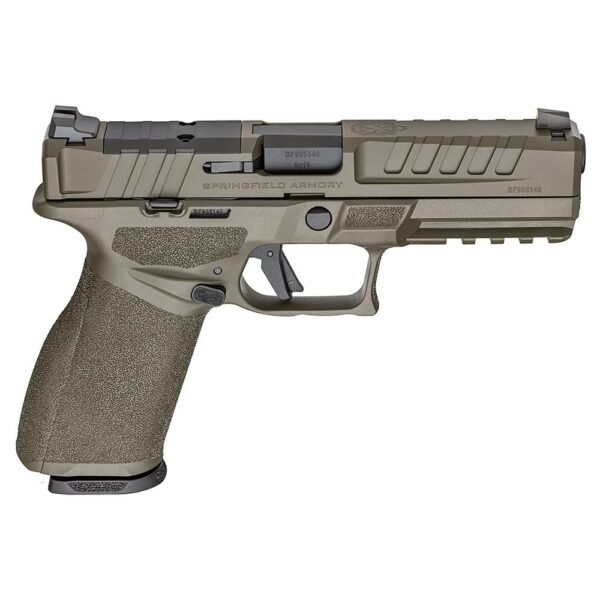 FKEC9459GLCU 1 Springfield Echelon Low Capacity Handgun 9mm Luger 10rd Magazines (2) 4.5" Barrel OD Green U-Dot Sights