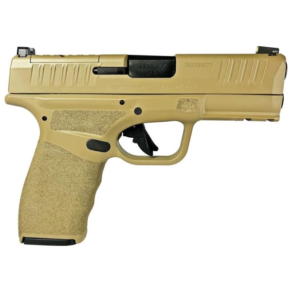 FKHCP379BOSPFDE 1 Springfield "FDE" Hellcat Pro Handgun 9mm Luger 15rd Magazines(2) 3.7" Barrel