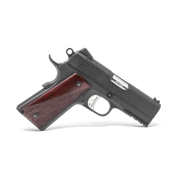 FN1911NCOM45 1 Fusion Firearms NCOM Freedom Series Handgun 45 ACP 8rd Magazine 3.5" Barrel Black with Wood Grip