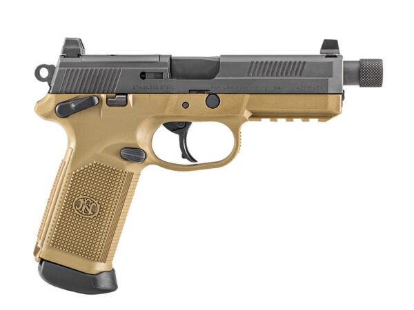 FN66 100351 FNX-45 TAC 45ACP BLK/FDE 15+1#