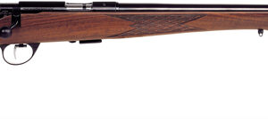 Anschutz 1712 Silhouette .22 LR bolt-action rifle with walnut Monte Carlo stock and blued barrel