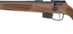 Anschutz 1761L D HB 17HMR left-hand blued rifle with walnut stock 20 inch barrel