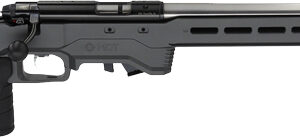 Anschutz 1710 HB .22 LR bolt-action rifle side view with synthetic grey stock