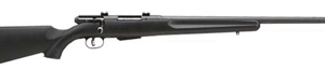 Savage 25 Walking Varminter 204 Ruger rifle with 22 inch matte black barrel and black synthetic stock