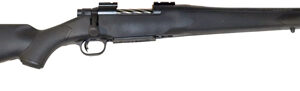 Mossberg Patriot .450 Bushmaster bolt-action rifle 20-inch fluted threaded barrel matte blued finish black synthetic stock