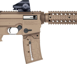 Mossberg 715T .22 LR 16.25in FDE rifle with holographic green dot sight