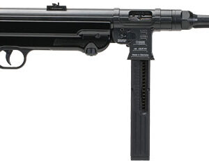 Mauser Rimfire MP-40 .22 LR black carbine with underfolding stock and faux suppressor