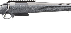 Ruger American Gen II .400 Legend 20-inch gray splatter rifle side view
