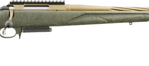 Ruger American Predator Gen II .350 Legend 22 inch spiral-fluted threaded barrel green splatter stock