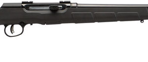 Savage A17 .17 HM2 20-inch semi-auto rifle with black synthetic stock
