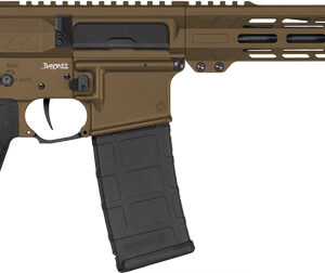 CMMG Banshee MK4 5.56 NATO 12.5 inch pistol in bronze side view