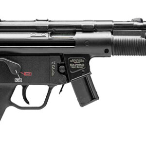 Heckler & Koch SP5K-PDW 9mm semi-auto pistol in black with polymer grip