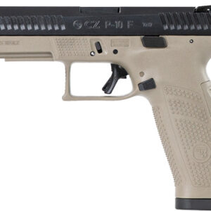 CZ-USA P-10 F 9mm full-size pistol FDE 4.5 in barrel 19 rd
