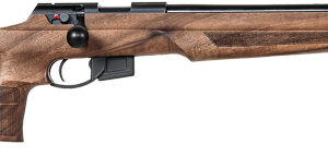 Anschutz 1761 HB .22 LR 20-inch heavy barrel walnut thumbhole stock blued finish