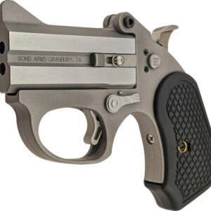 Bond Arms Honey B derringer .22 WMR stainless steel 3 inch barrel with black B6 grips