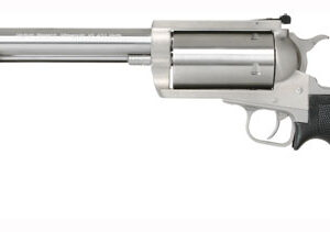 Magnum Research BFR .500 S&W Magnum revolver with brushed stainless finish and black rubber grips