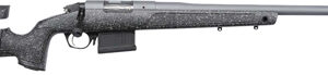 Bergara Premier HMR Pro .300 PRC rifle in Tactical Gray Cerakote with adjustable mini-chassis stock