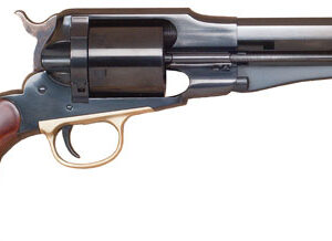 Cimarron 1858 New Model .38 Special 5.5 inch blued revolver with wood grips