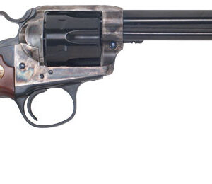 Cimarron SAA Bisley .44-40 Winchester 5.5 inch blued revolver with walnut grips
