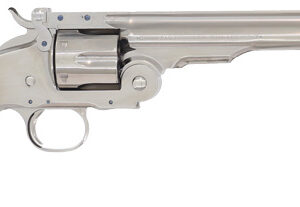 Cimarron No.3 Schofield .45 Long Colt nickel finish with walnut two-piece grips and 7-inch barrel