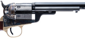 Cimarron 1851 R-M CSA Flag .38 Special 7.5 inch blued octagon barrel revolver with walnut grip