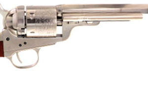 Cimarron 1851 Richards-Mason .38 Special 7.5-inch nickel revolver with walnut grips
