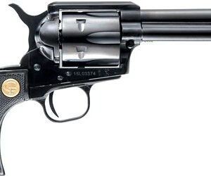 Chiappa 1873 SAA .17 HMR 4.75 inch blued revolver with black polymer grips