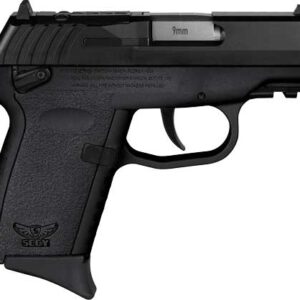 SCCY CPX-1 9mm compact pistol, 3.1-inch barrel, black, red-dot ready