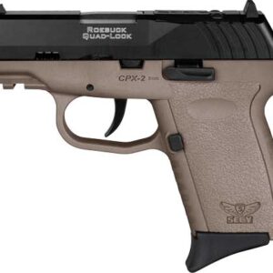 SCCY CPX-2 9mm compact pistol with polymer frame and black nitride slide