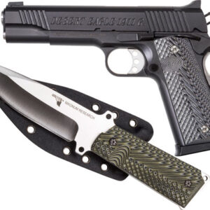 Magnum Research 1911G .45 ACP pistol, 5.05 inch barrel, black finish, G10 grips