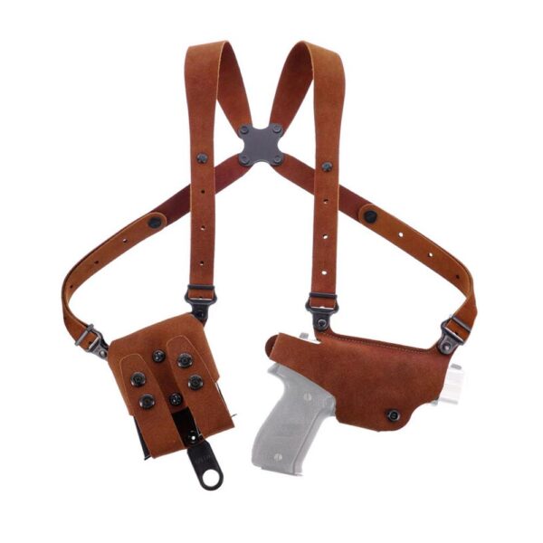 GECL2662 Galco Classic Lite 2.0 Shoulder System Holster for Springfield XD-S with 3.3" Barrel Natural RH