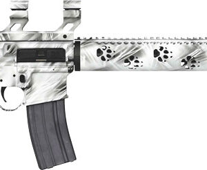 Rock River Arms RRA LAR15 Predator2 16 inch fluted stainless barrel ghost camo rifle side view
