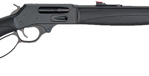 Henry Repeating Arms X Model .45-70 rifle with 19.8 inch blued barrel and black synthetic stock