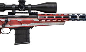 Howa M1500 Mini Chassis .308 Win 24-inch carbon-fiber barrel, bi-tone chassis with scope